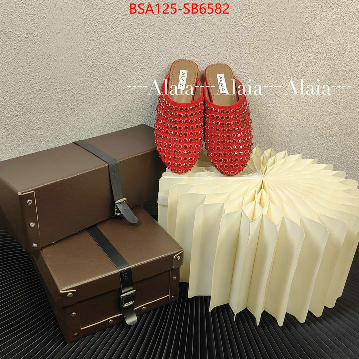 Women Shoes-ALAIA the highest quality fake ID: SB6582 $: 125USD