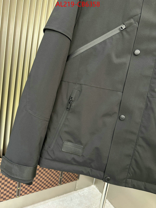 Down jacketMen-Prada designer wholesale replica ID: CB6358 $: 219USD