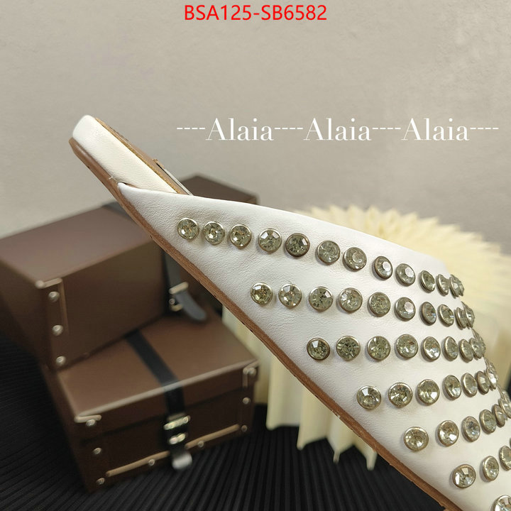 Women Shoes-ALAIA the highest quality fake ID: SB6582 $: 125USD