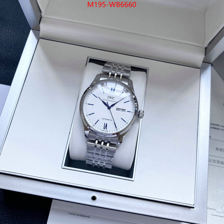 Watch(TOP)-IWC fashion designer ID: WB6660 $: 195USD