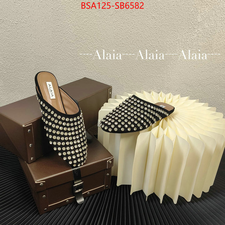 Women Shoes-ALAIA the highest quality fake ID: SB6582 $: 125USD