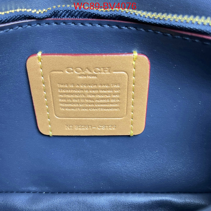 Coach Bags(4A)-Crossbody- buy 1:1 ID: BV4076 $: 89USD,