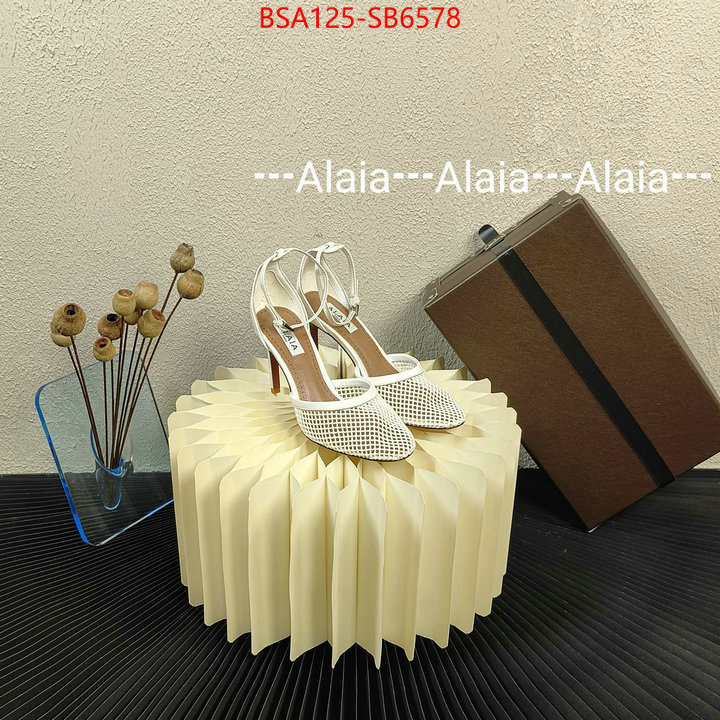 Women Shoes-ALAIA top 1:1 replica ID: SB6578 $: 125USD