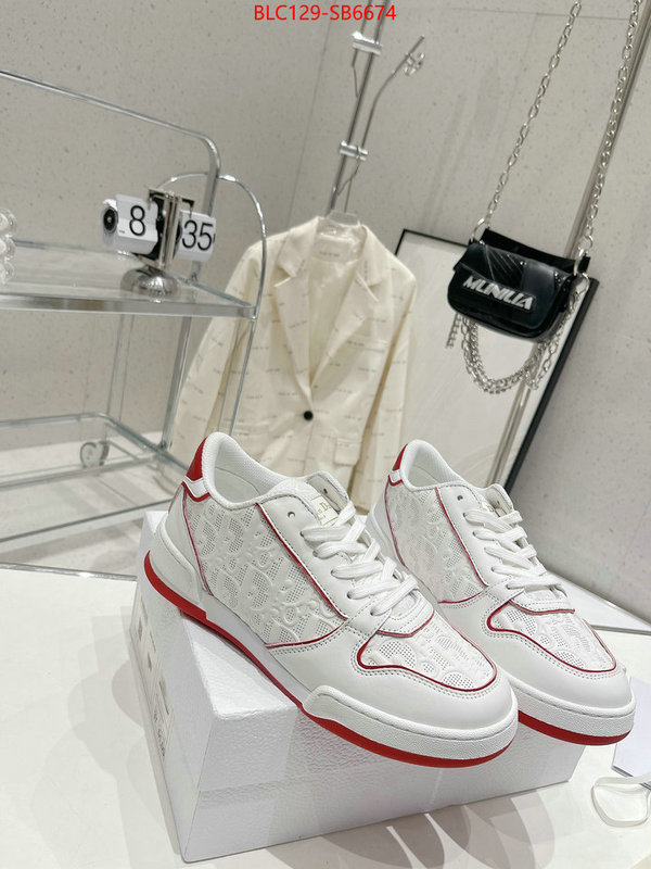 Women Shoes-Dior buy best quality replica ID: SB6674 $: 129USD