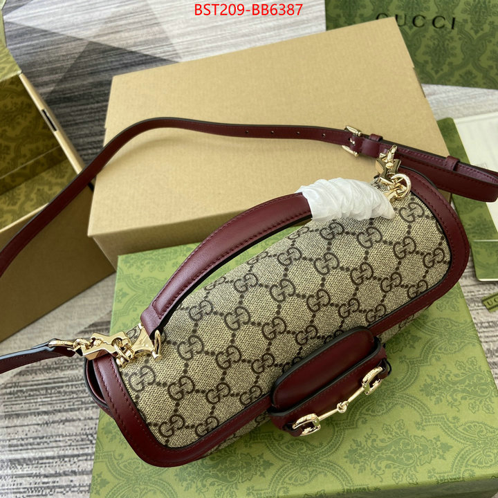 Gucci Bags(TOP)-Horsebit- designer high replica ID: BB6387 $: 209USD,