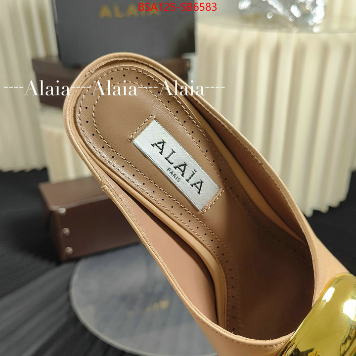 Women Shoes-ALAIA luxury 7 star replica ID: SB6583 $: 125USD