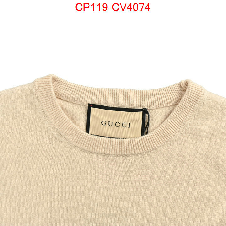 Clothing-Gucci first top ID: CV4074 $: 119USD