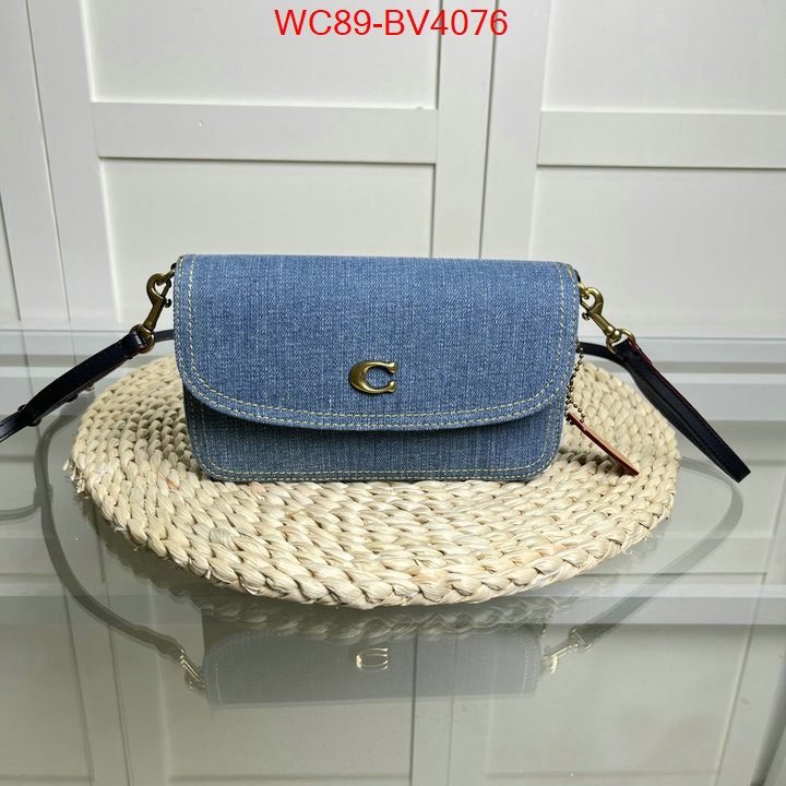 Coach Bags(4A)-Crossbody- buy 1:1 ID: BV4076 $: 89USD,