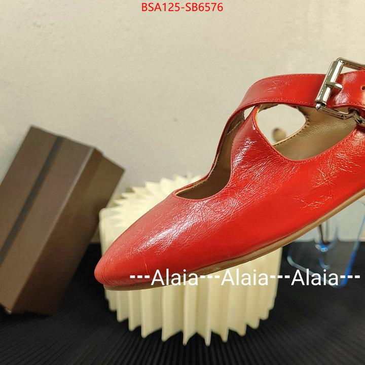 Women Shoes-ALAIA wholesale 2024 replica ID: SB6576 $: 125USD