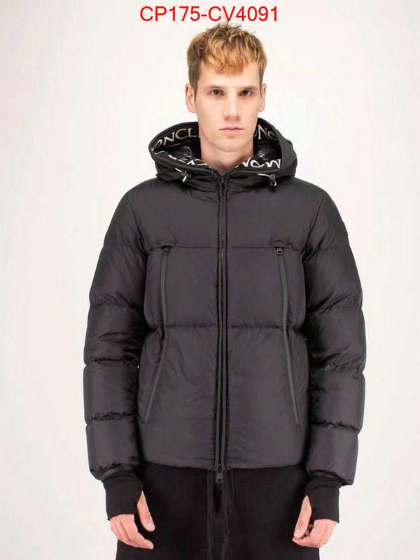 Down jacket Men-Moncler knockoff highest quality ID: CV4091 $: 175USD