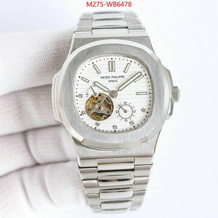 Watch(TOP)-Patek Philippe high quality replica designer ID: WB6478 $: 275USD