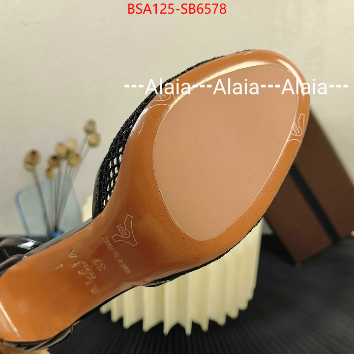 Women Shoes-ALAIA top 1:1 replica ID: SB6578 $: 125USD