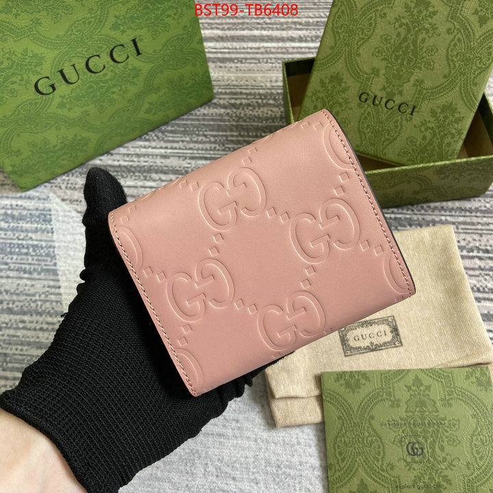 Gucci Bags(TOP)-Wallet- outlet sale store ID: TB6408 $: 99USD,