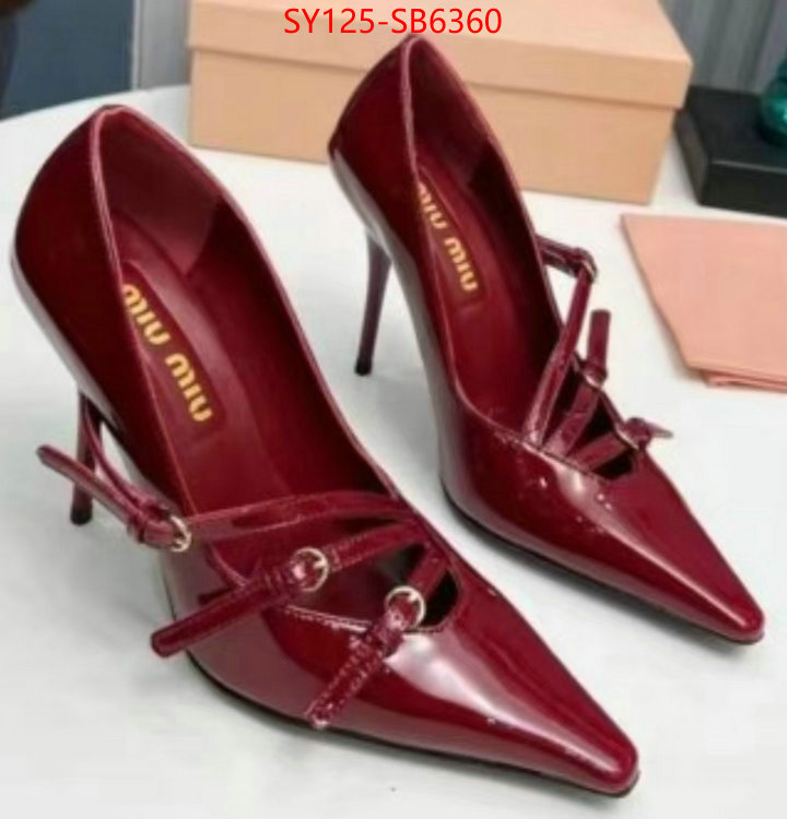 Women Shoes-Miu Miu the top ultimate knockoff ID: BB6360 $: 125USD