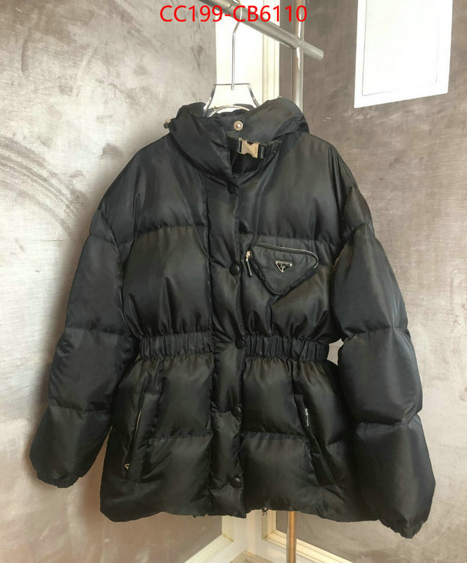 Down jacket Women-Prada replica 1:1 high quality ID: CB6110 $: 199USD