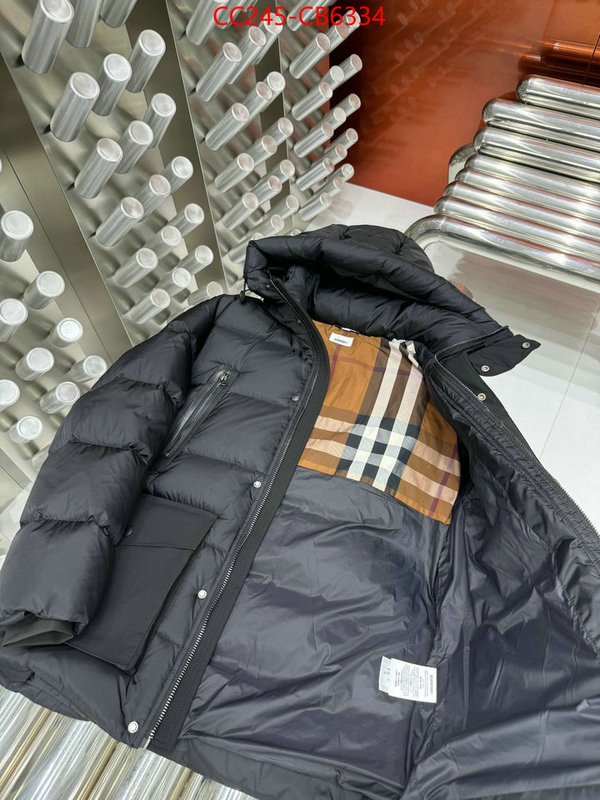 Down jacket Men-Burberry 7 star replica ID: CB6334 $: 345USD