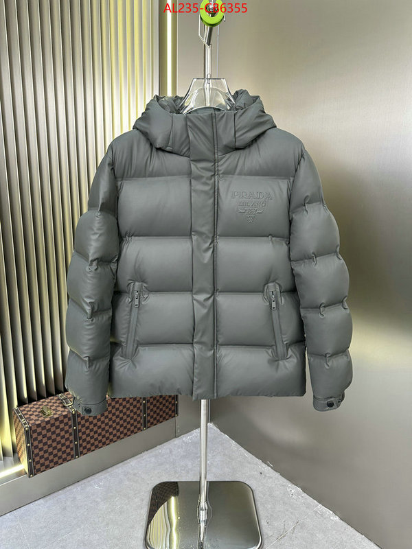 Down jacketMen-Prada the best affordable ID: CB6355 $: 235USD