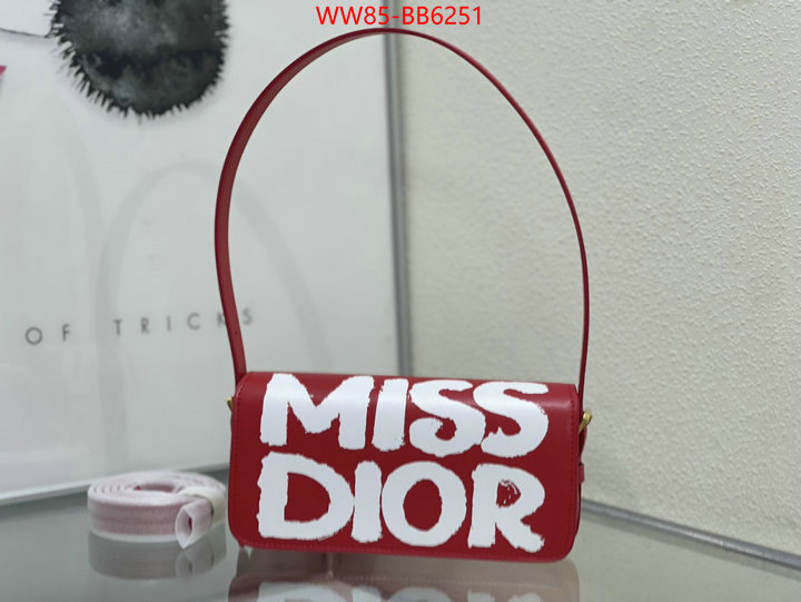 Dior Bags(4A)-Crossbody- buy cheap replica ID: BB6251 $: 85USD,