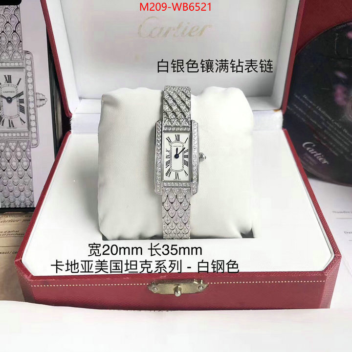 Watch(TOP)-Cartier fake cheap best online ID: WB6521 $: 209USD