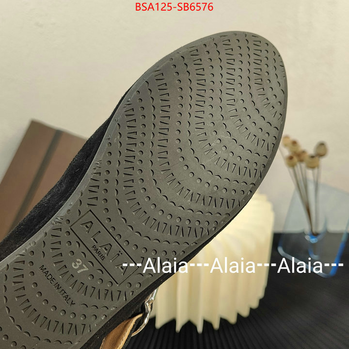 Women Shoes-ALAIA wholesale 2024 replica ID: SB6576 $: 125USD