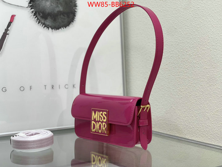 Dior Bags(4A)-Crossbody- designer wholesale replica ID: BB6252 $: 85USD,