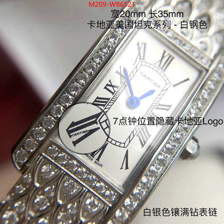 Watch(TOP)-Cartier fake cheap best online ID: WB6521 $: 209USD