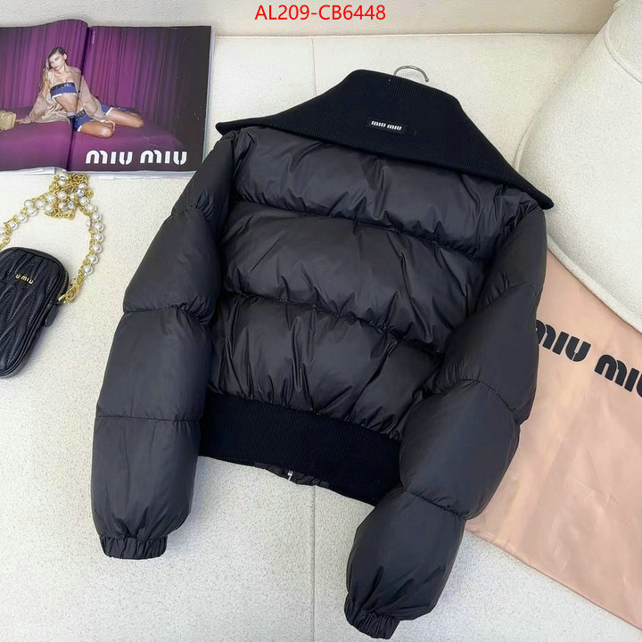 Down jacket Women-Miu Miu shop the best high quality ID: CB6448 $: 209USD