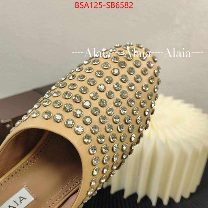 Women Shoes-ALAIA the highest quality fake ID: SB6582 $: 125USD