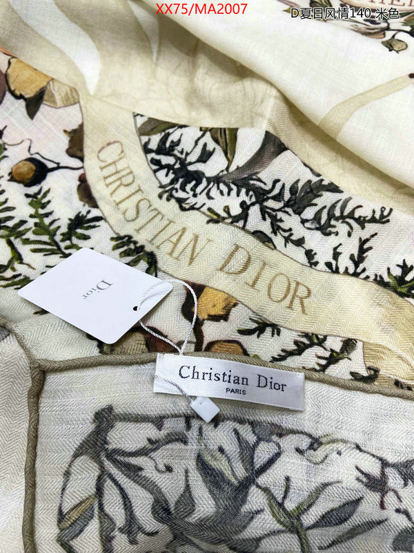 Scarf-Dior top brands like ID: MA2007 $: 75USD