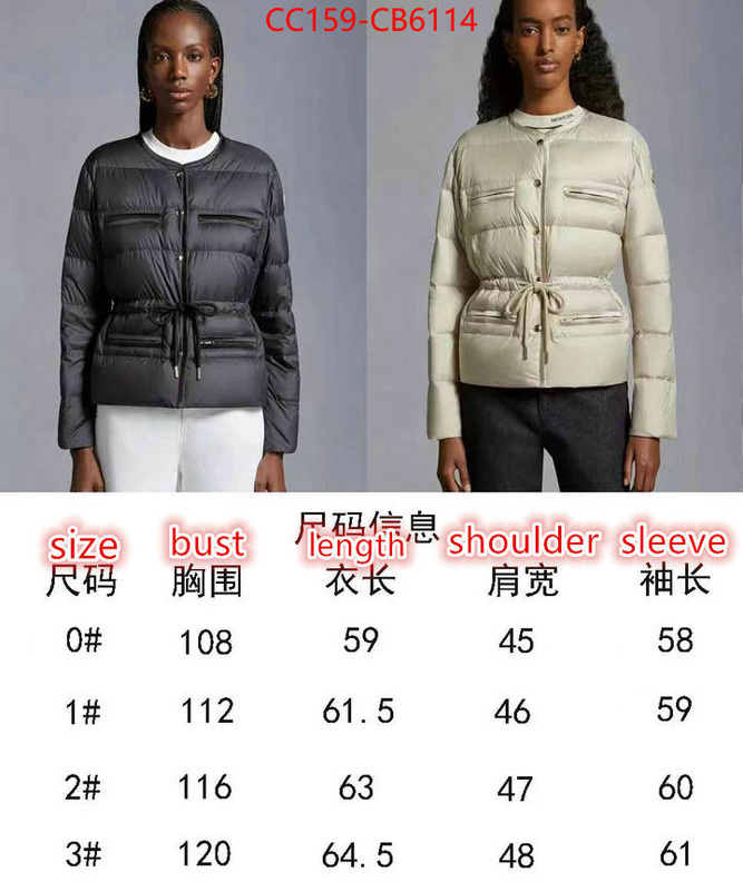 Down jacket Women-Monmouth high quality designer ID: CB6114 $: 159USD