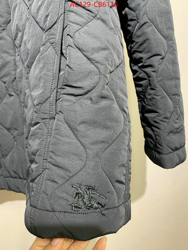 Down jacket Women-Burberry top fake designer ID: CB6116 $: 129USD