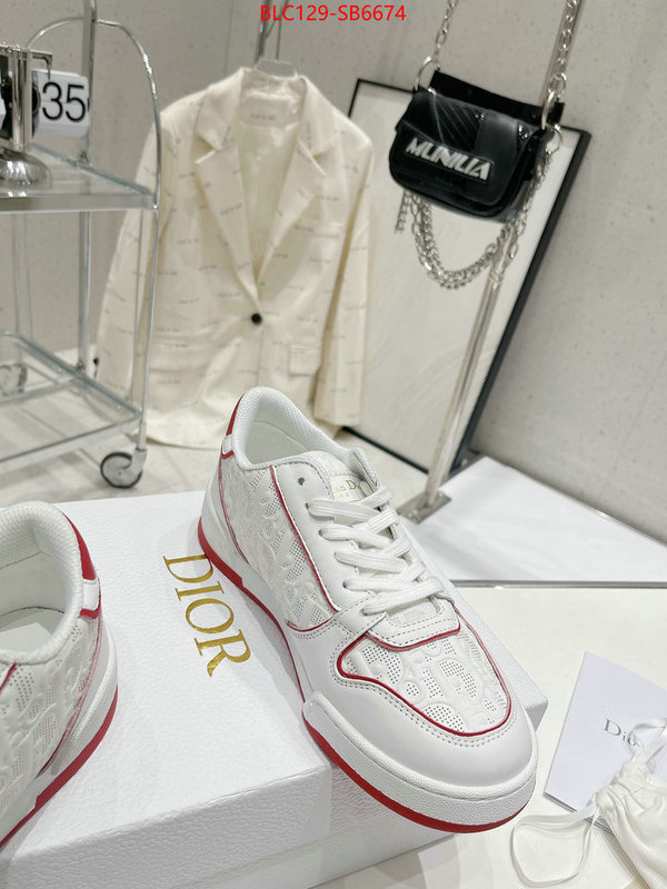 Women Shoes-Dior buy best quality replica ID: SB6674 $: 129USD