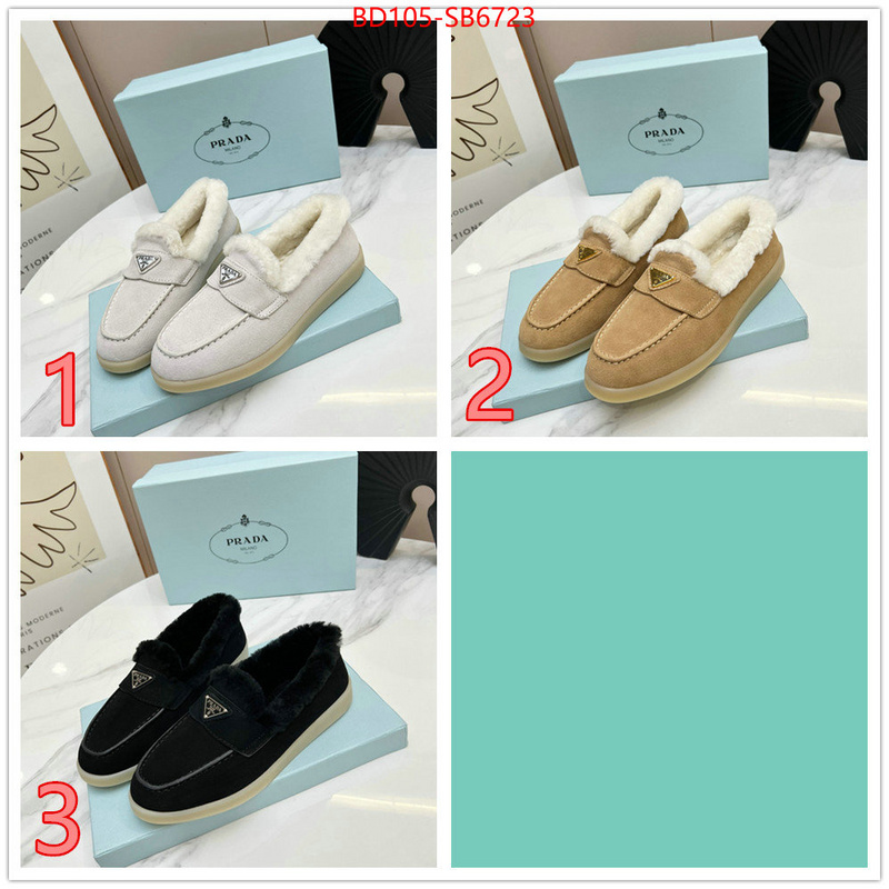 Women Shoes-Prada fake high quality ID: SB6723 $: 105USD