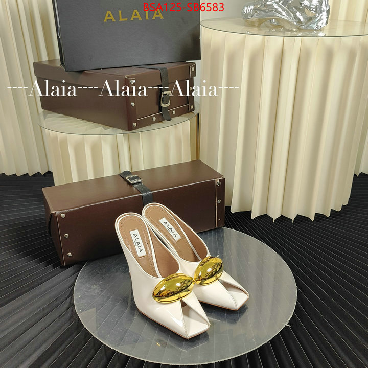 Women Shoes-ALAIA luxury 7 star replica ID: SB6583 $: 125USD