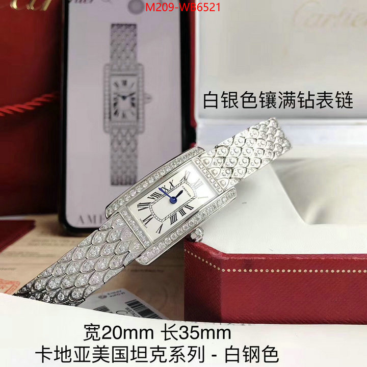 Watch(TOP)-Cartier fake cheap best online ID: WB6521 $: 209USD