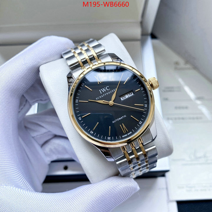 Watch(TOP)-IWC fashion designer ID: WB6660 $: 195USD