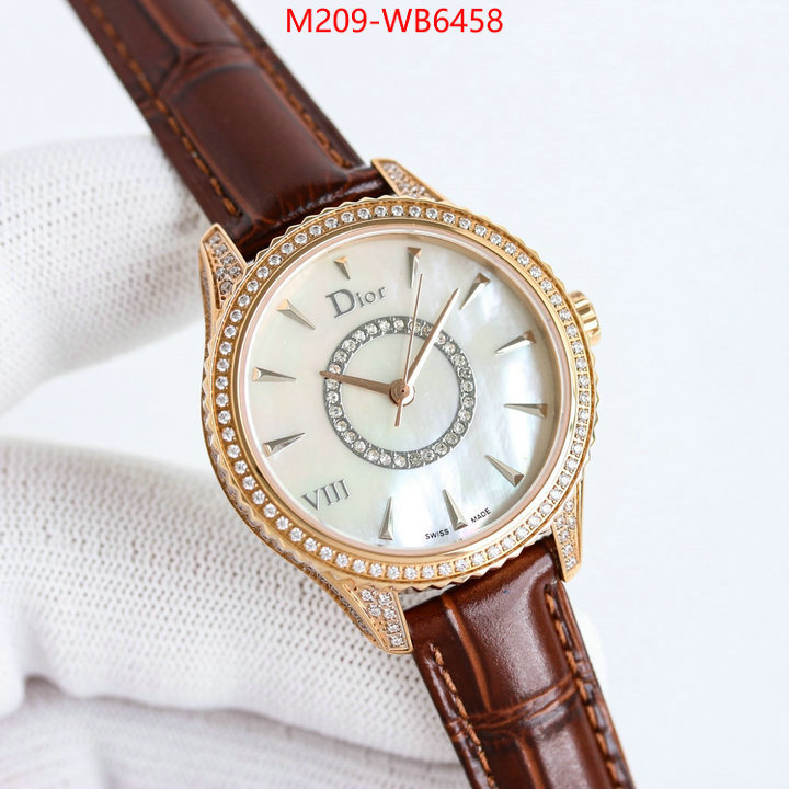 Watch(TOP)-Dior replicas buy special ID: WB6458 $: 209USD