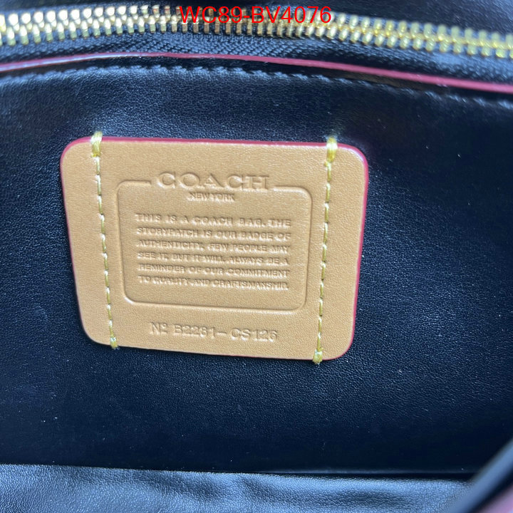 Coach Bags(4A)-Crossbody- buy 1:1 ID: BV4076 $: 89USD,