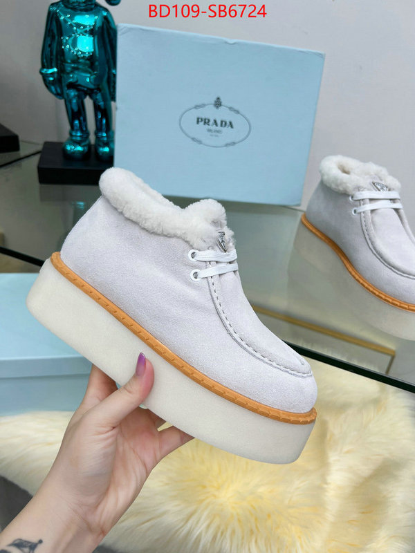 Women Shoes-Prada where quality designer replica ID: SB6724 $: 109USD