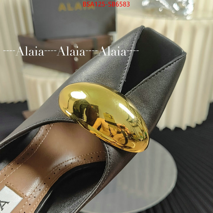 Women Shoes-ALAIA luxury 7 star replica ID: SB6583 $: 125USD