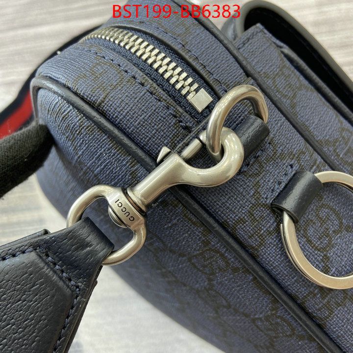 Gucci Bags(TOP)-Crossbody- the quality replica ID: BB6383 $: 199USD,