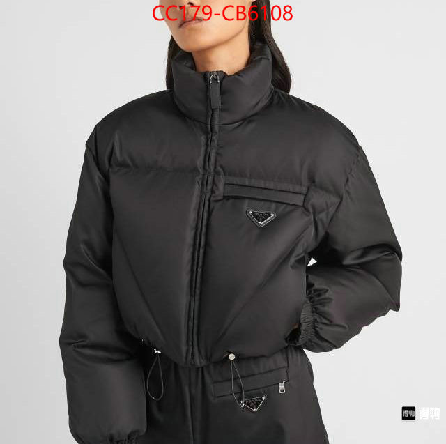 Down jacket Women-Prada shop the best high quality ID: CB6108 $: 179USD