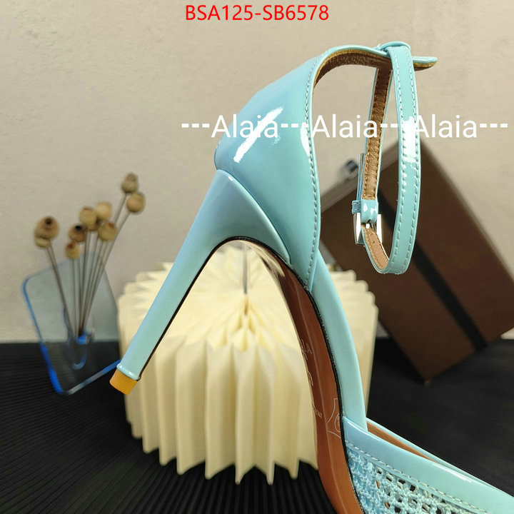 Women Shoes-ALAIA top 1:1 replica ID: SB6578 $: 125USD