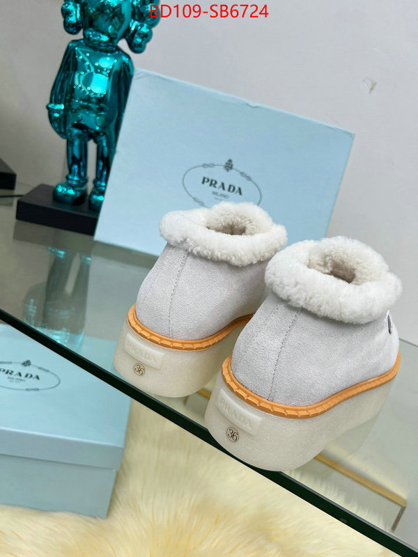 Women Shoes-Prada where quality designer replica ID: SB6724 $: 109USD