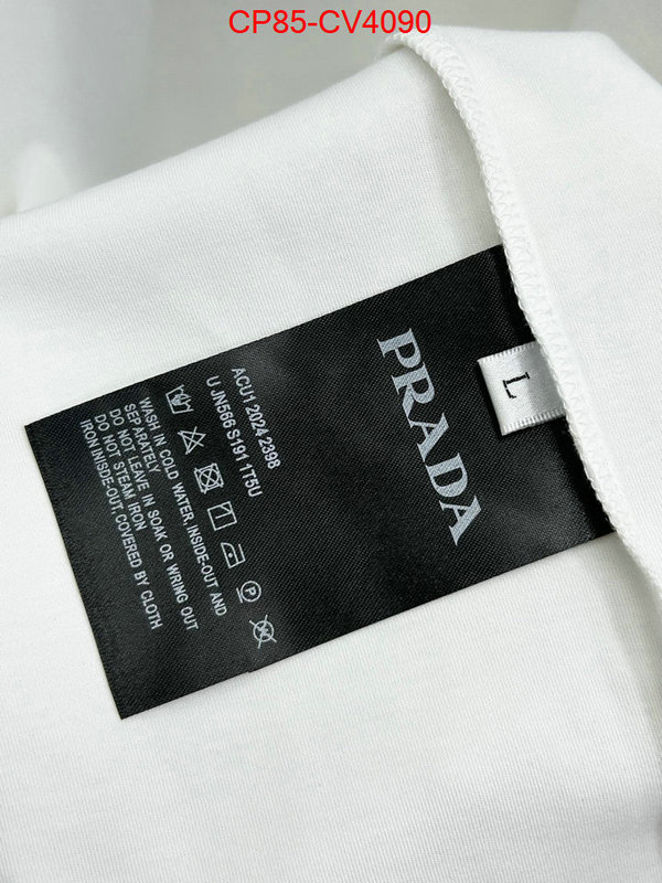 Clothing-Prada wholesale replica ID: CV4090 $: 85USD