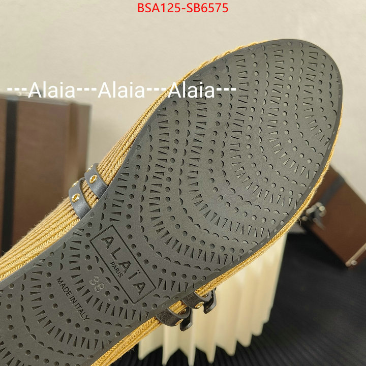 Women Shoes-ALAIA buy cheap ID: SB6575 $: 125USD