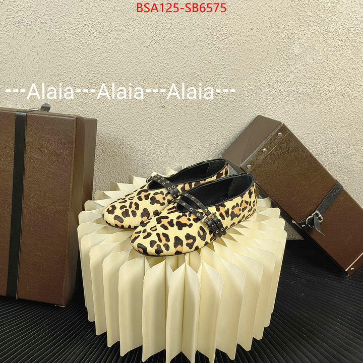 Women Shoes-ALAIA buy cheap ID: SB6575 $: 125USD