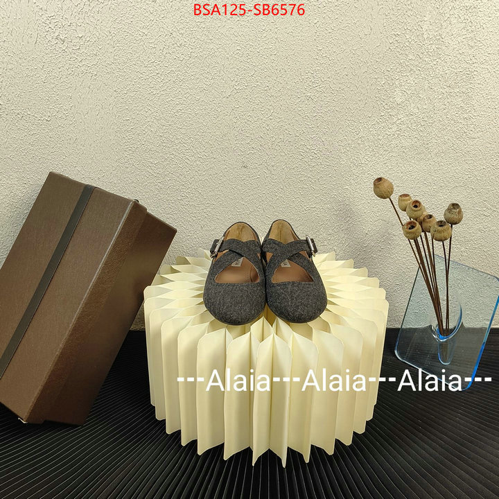 Women Shoes-ALAIA wholesale 2024 replica ID: SB6576 $: 125USD