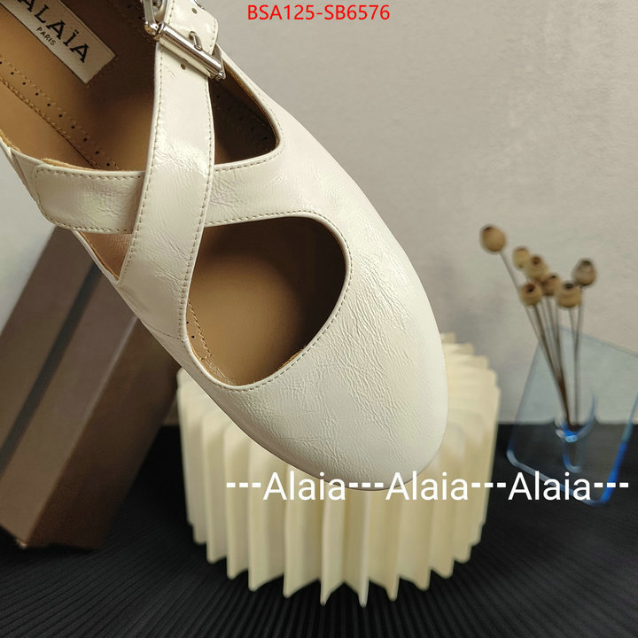 Women Shoes-ALAIA wholesale 2024 replica ID: SB6576 $: 125USD