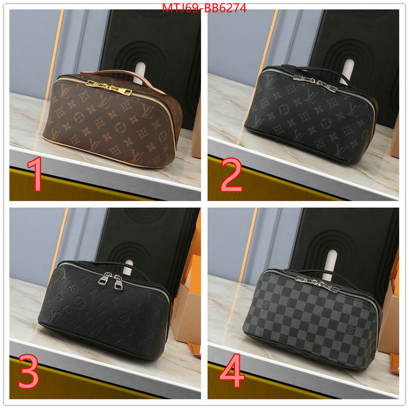 LV Bags(4A)-Vanity Bag- cheap online best designer ID: BB6274 $: 69USD,